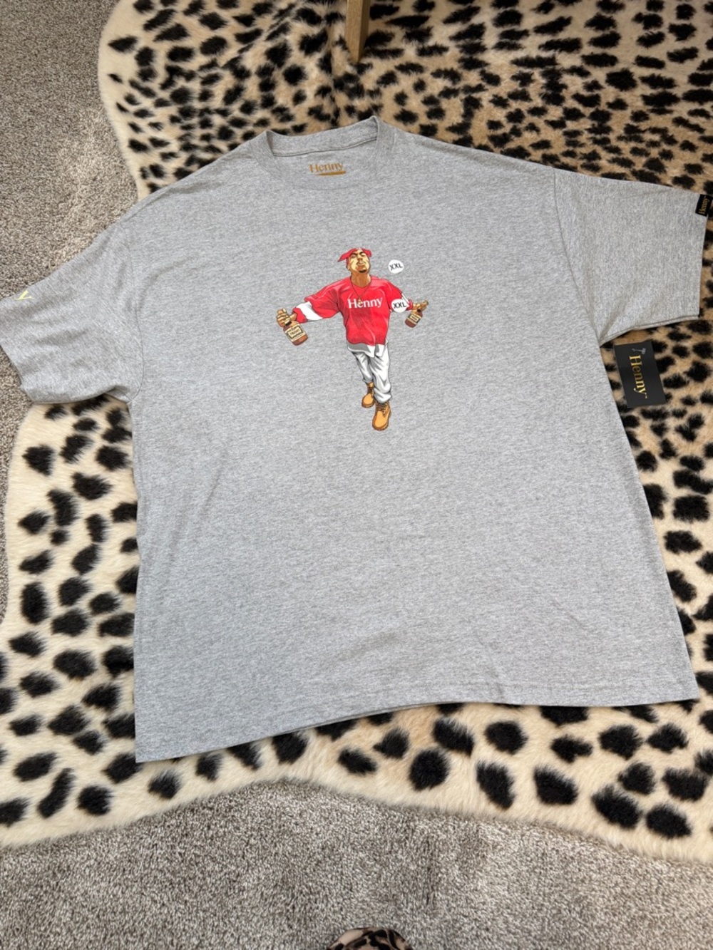 2Pac Henny Grey T-Shirt NWT